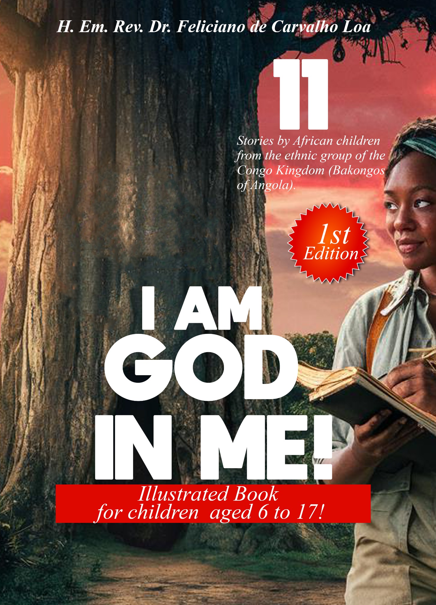 English cover of the book I am God in me