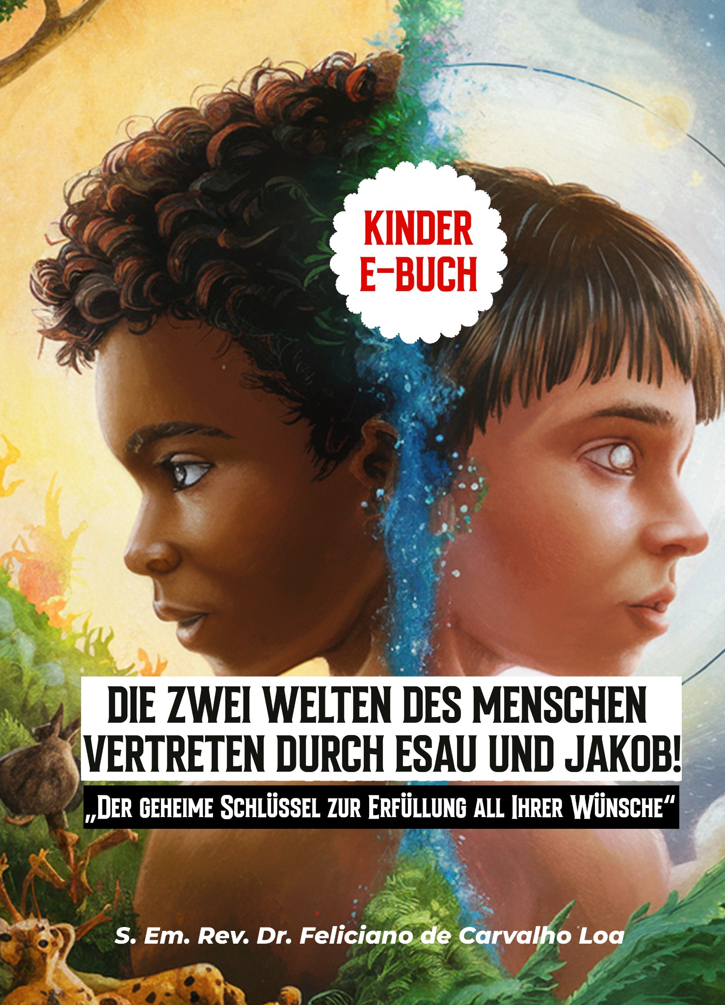 Deutsches Buchcover Die zwei Welten des Menschen vertreten durch Esau und Jakob