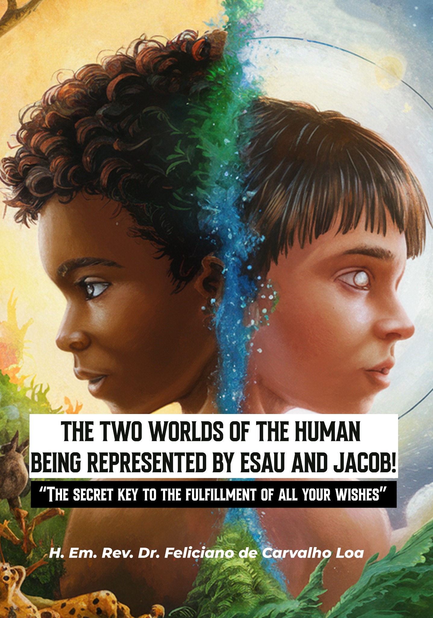 English cover of The two worlds of the human being represented by Esau and Jacob